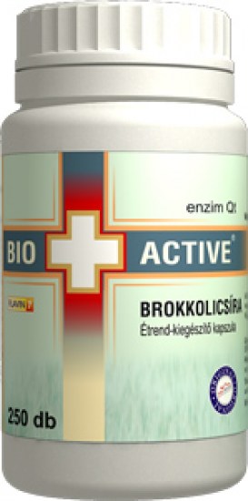 Bio+Active Brokkolicsíra kapszula 250db