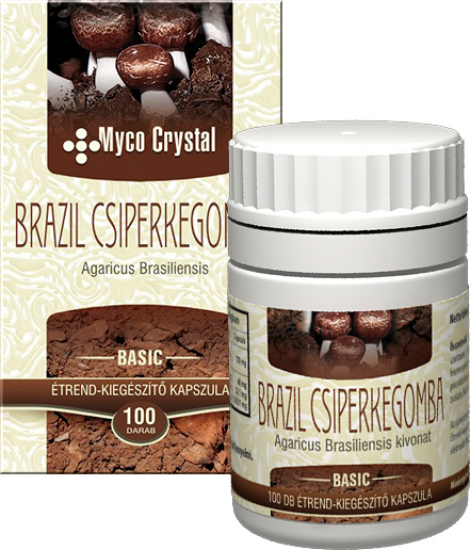 Myco Crystal Brazil csiperkegomba kapszula 100db
