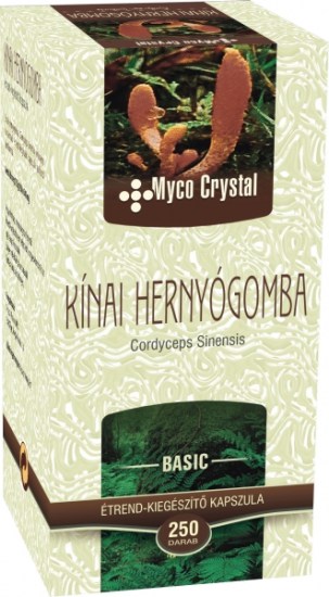 Myco Crystal Kínai hernyógomba kapszula 250db